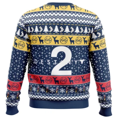fwc Ugly Christmas Sweater back - Destiny 2 Merchandise