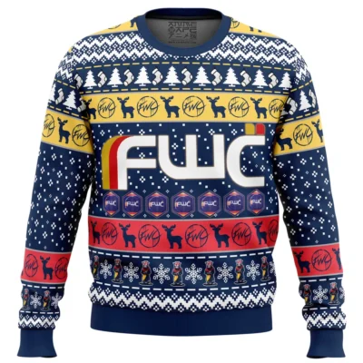 fwc Ugly Christmas Sweater front mockup - Destiny 2 Merchandise